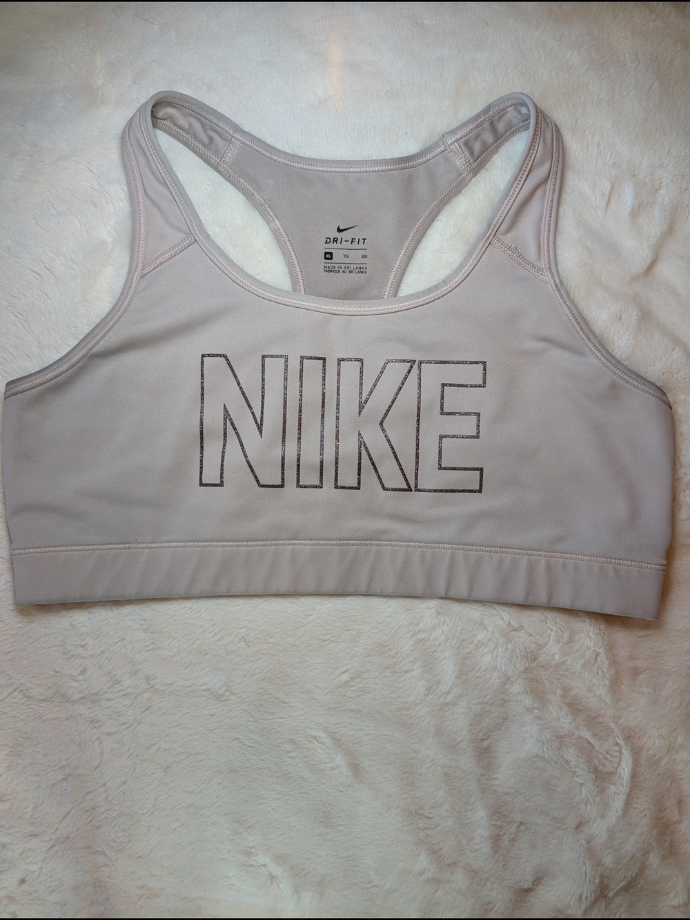 Nike Dri-FIT Light Purple Sports Bra Size XL Womens